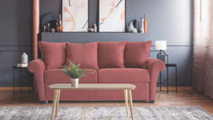 sofá cama colchón visco. Es un modelo de sofá que ofrece tres opciones de medidas. Lo usamos como sofá con alto grado de confort y lo convertimos en cama con colchón de viscoelástica. 