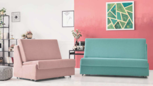 sofá cama brazos sin brazos. Es un modelo de sofá que ofrece gran variedad de medidas y modulaciones. Lo usamos como sofá con alto grado de confort y lo convertimos en cama.